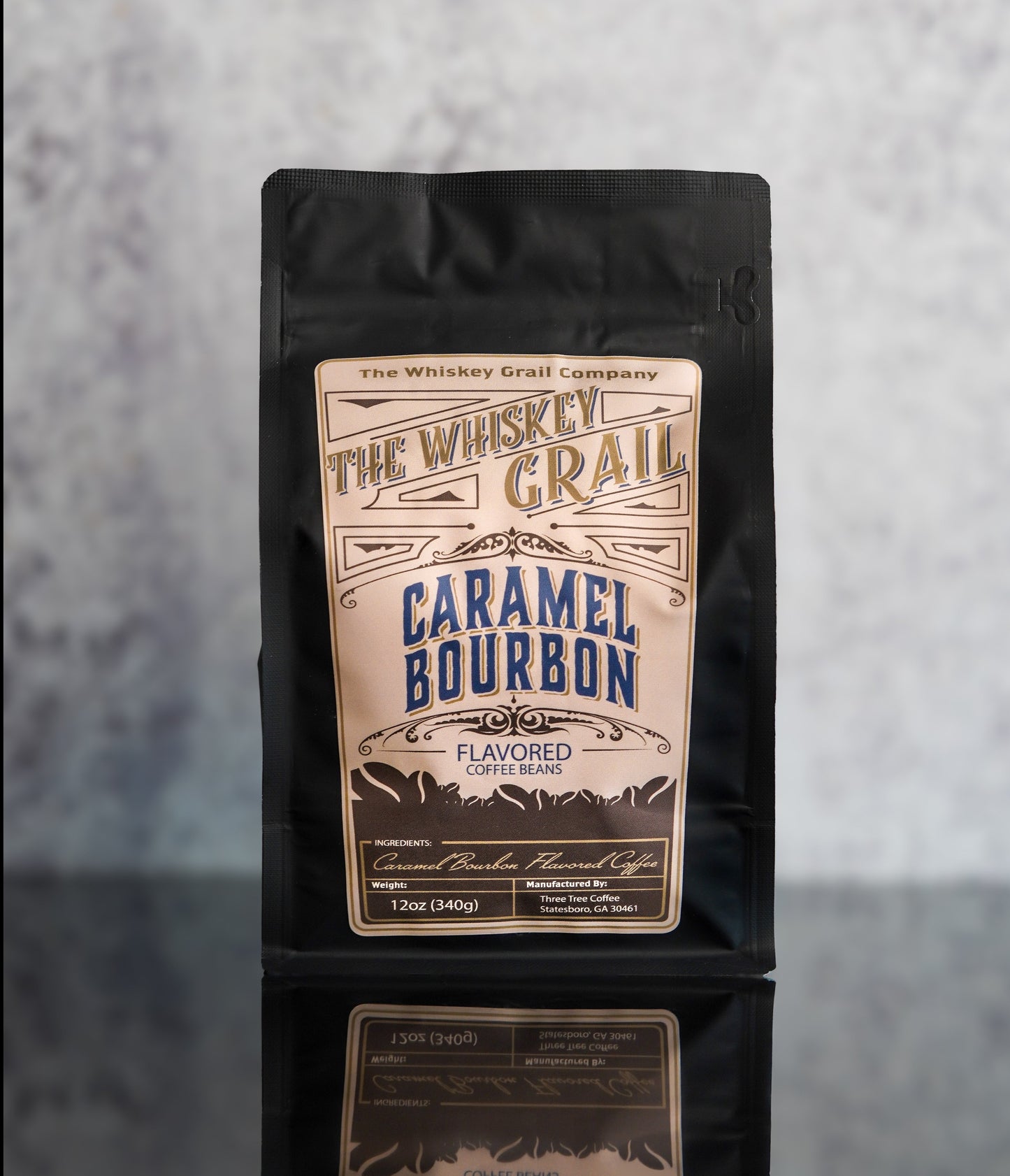 Caramel Bourbon Flavored Coffee Beans