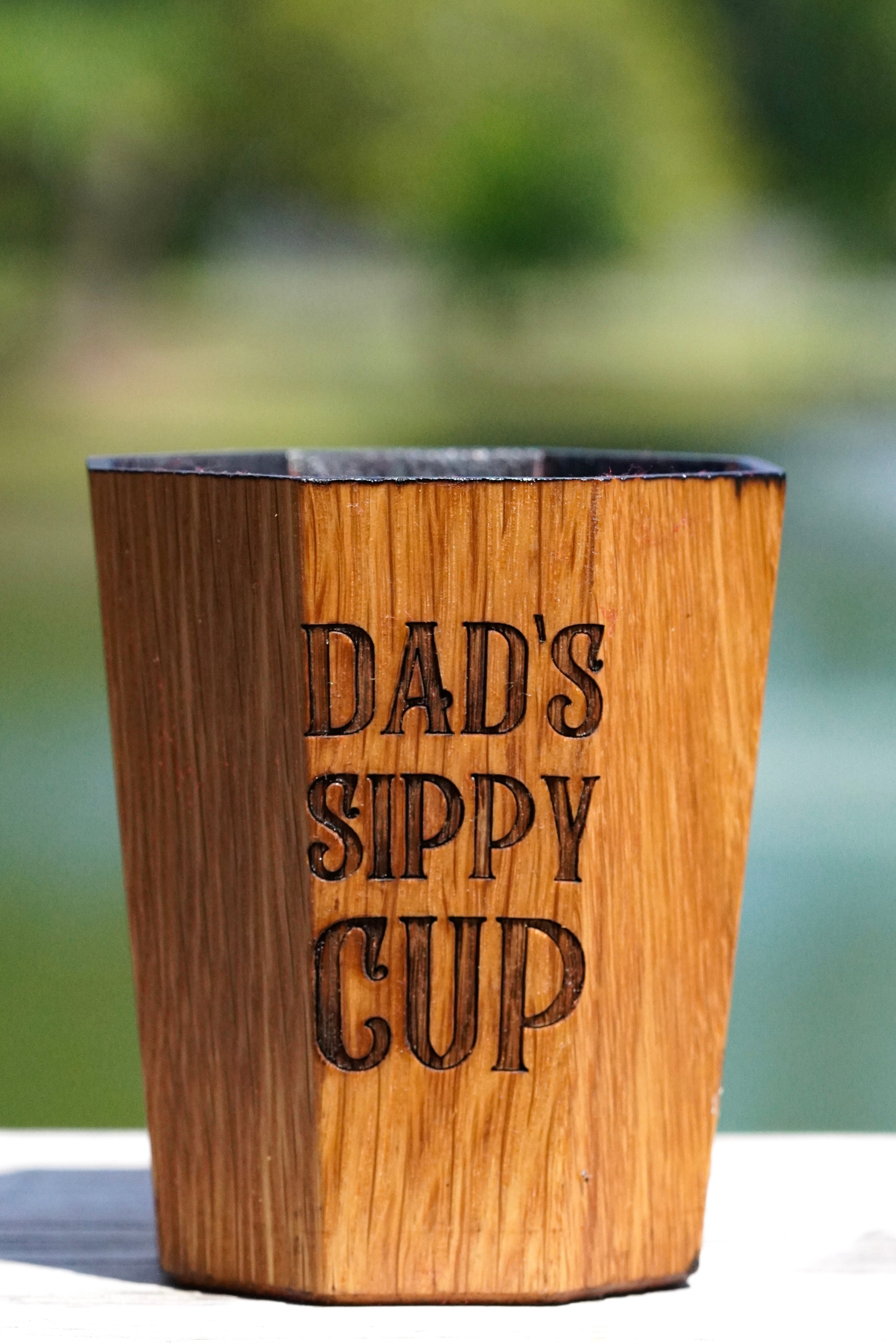 Daddy's Sippy Cup Bourbon Glass Fathers Day Gifts Dad 